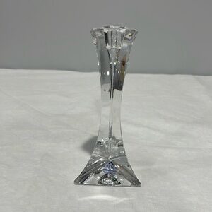 Irena 24% lead Crystal small candlestick one candle holder made in Poland